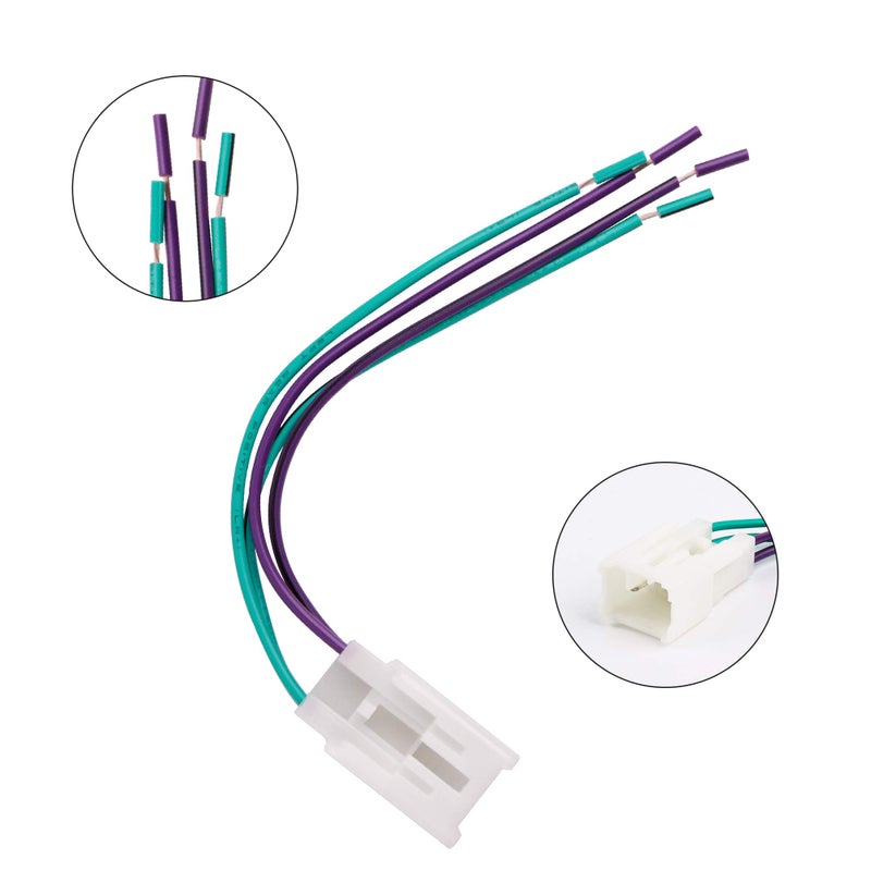 RDBS Car Wire Harness Use to Connect Aftermarket Stereo Receiver Fit for 1984-Up Toyota Vehicles - Image 5